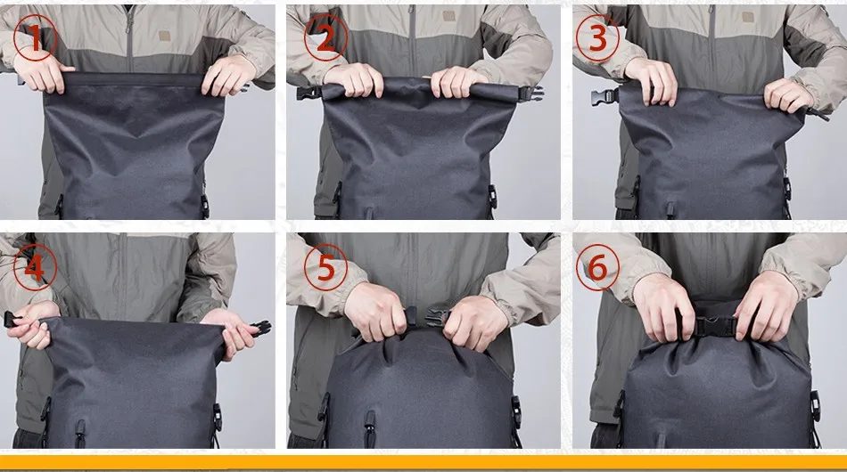 FREE SOLDIER outdoor sports camping hiking tactical military men's backpack climbing 600D oxford roll top waterproof bag