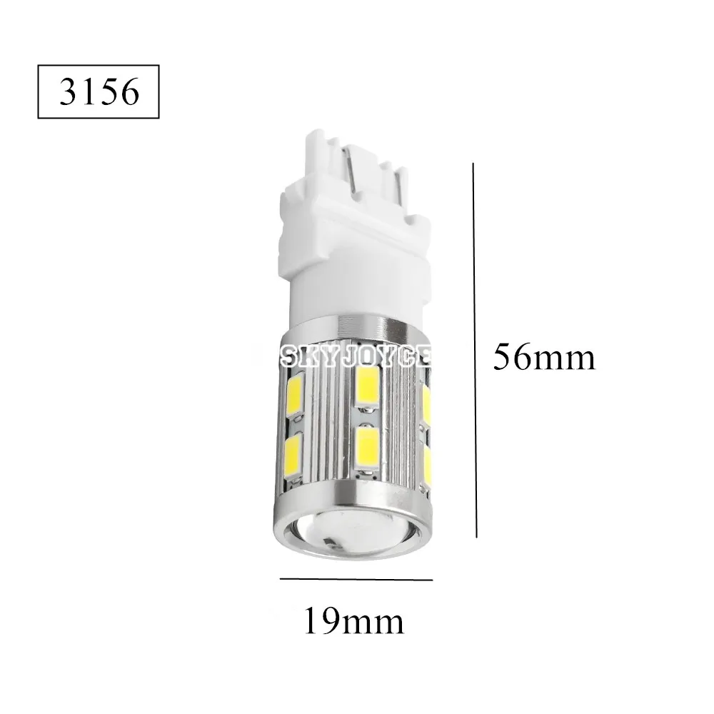 100 X S25 1156 BA15S P21W 5730 12SMD 12V Авто Лампа сигнала поворота обратный задние фонари