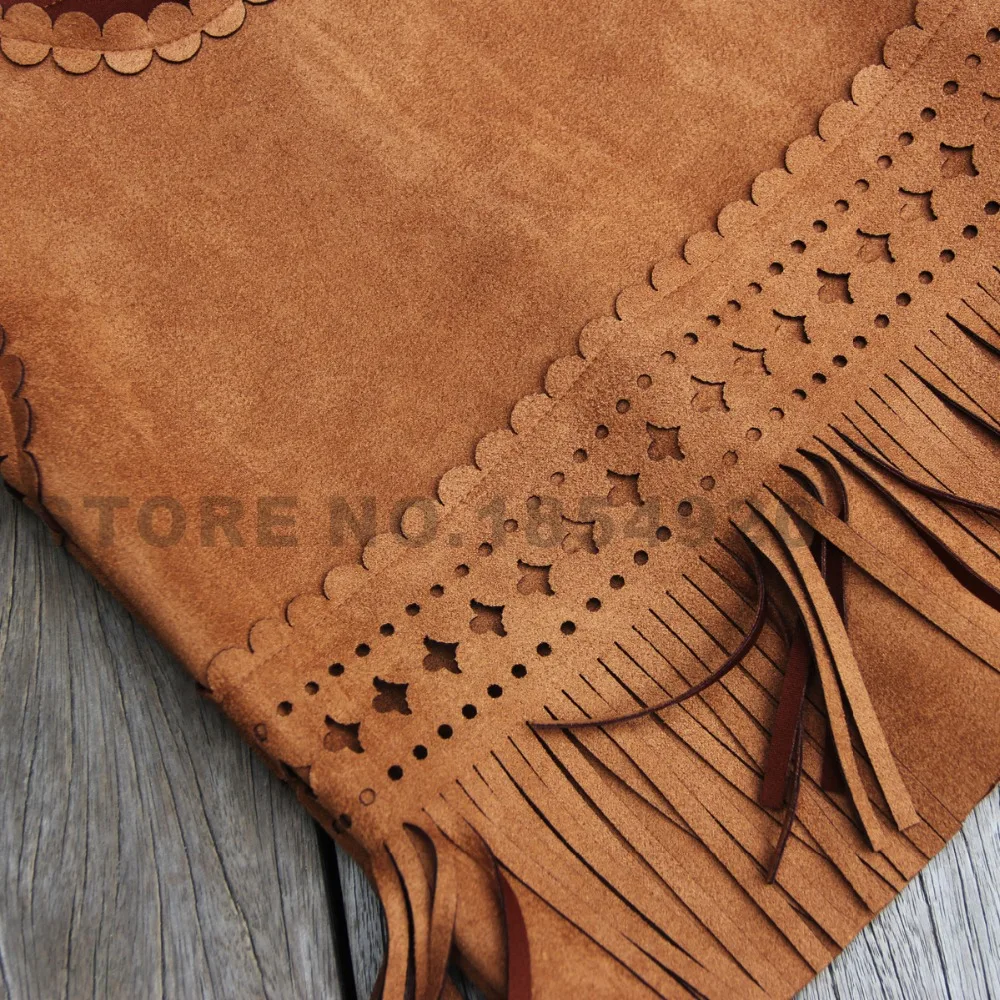 Жилет с бахромой для девочек верхняя одежда и пальто жилет модный разрезом