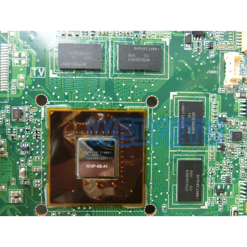 Материнская плата N53SV GT540M 1 Гб 4 слота ОЗУ для ASUS N53S N53SN N53SM материнская ноутбука REV 2