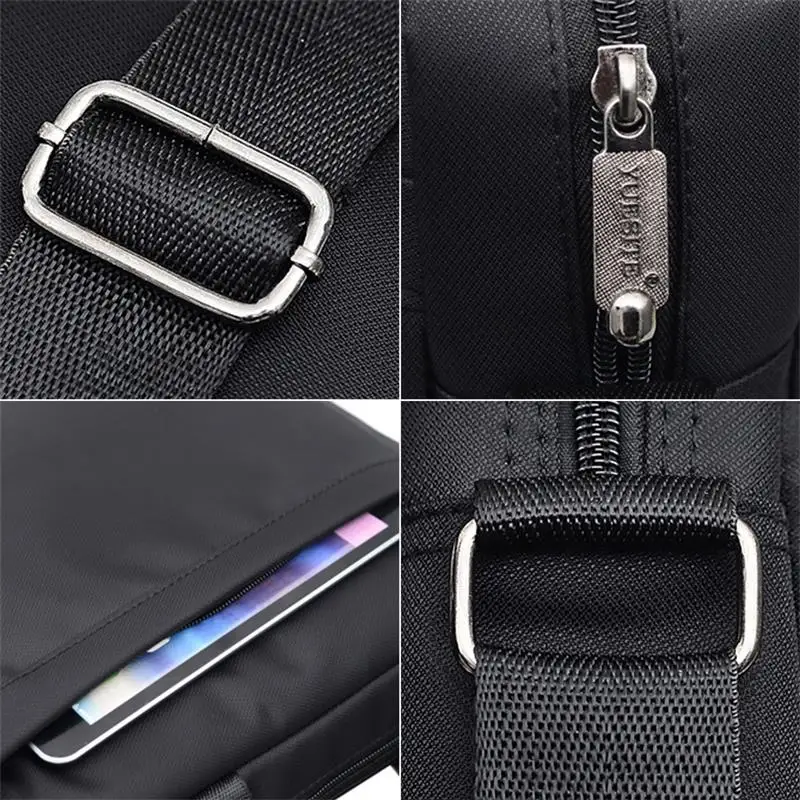 Нейлоновый водонепроницаемый портфель для мужчин модные сумки через плечо