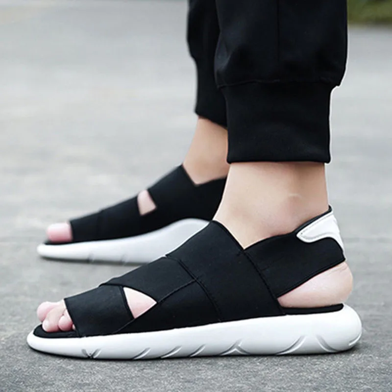 2019 Summer Men Sandals Personality Thick Bottom Beach Shoes Men's Trend Casual Autumn Roman Zapatos De Hombre | Обувь