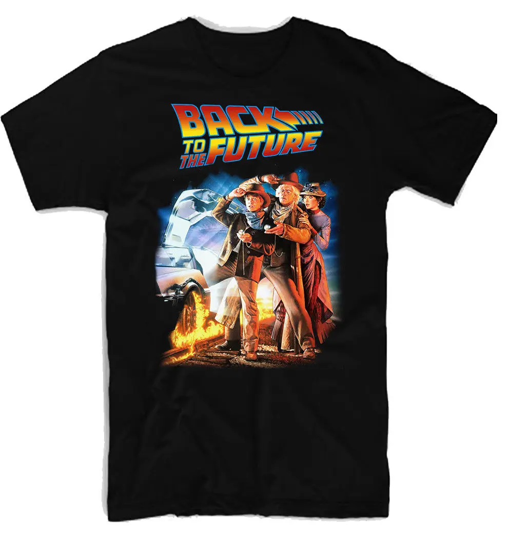 Назад в будущее кино 100% хлопок Мужская T-SHIRT. E0062 | одежда