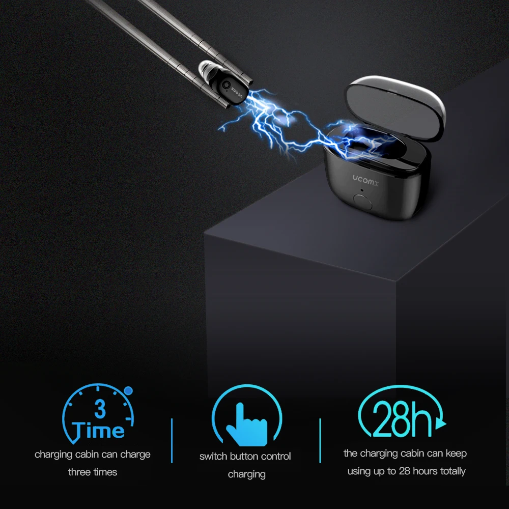 TCunPT Мини Bluetooth наушники беспроводные гарнитура свободные руки невидимые для iPhone