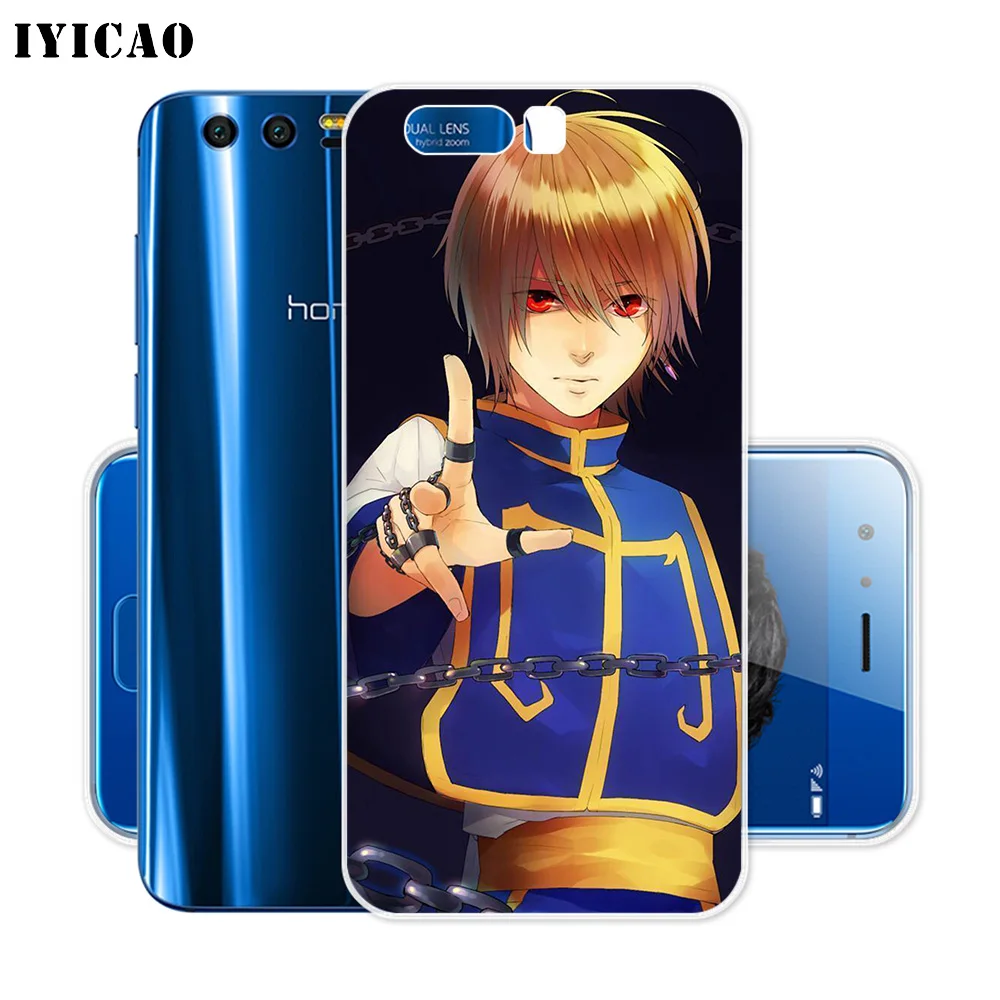 IYICAO hunter x мультяшный Мягкий силиконовый чехол для Huawei Y9 Y7 Y6 Prime 2018 Honor 8C 8X 8 9 10 Lite 7X 7C