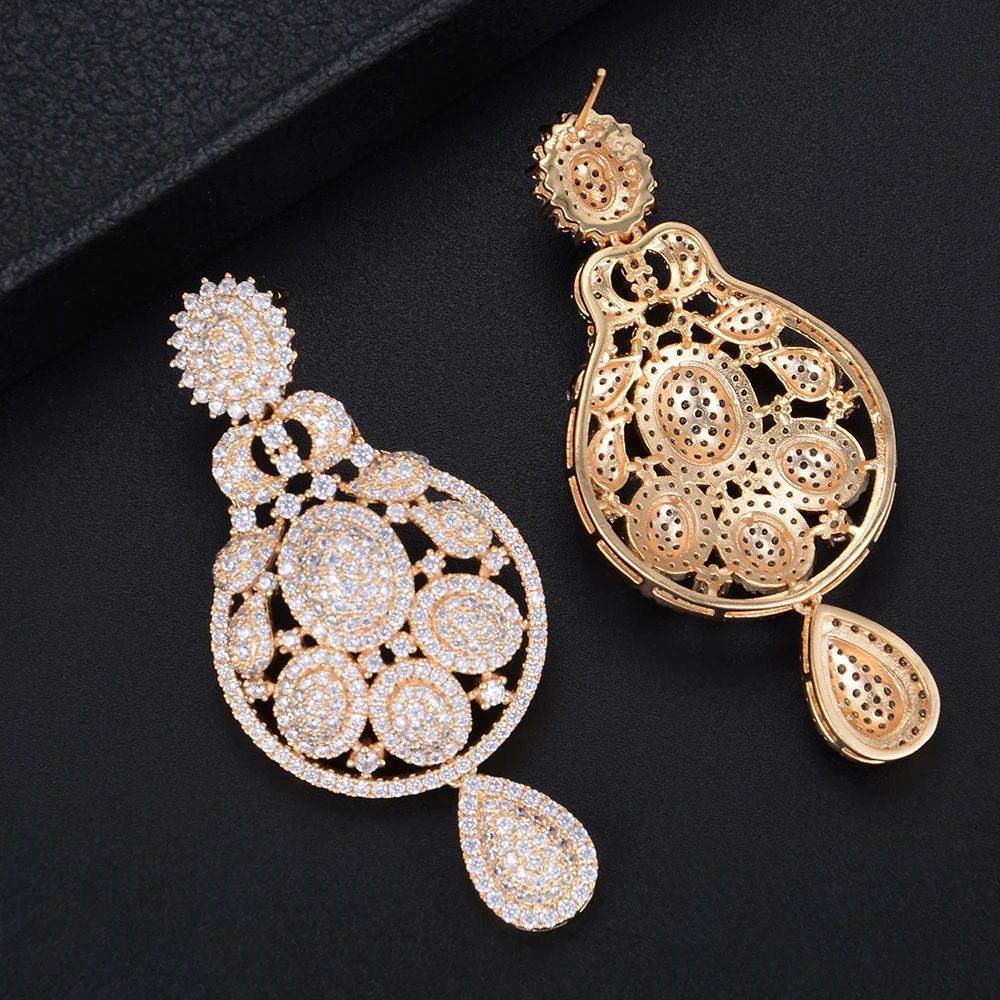 Missvikki ручная работа полный Фианит для женщин ювелирные изделия полый Круглый