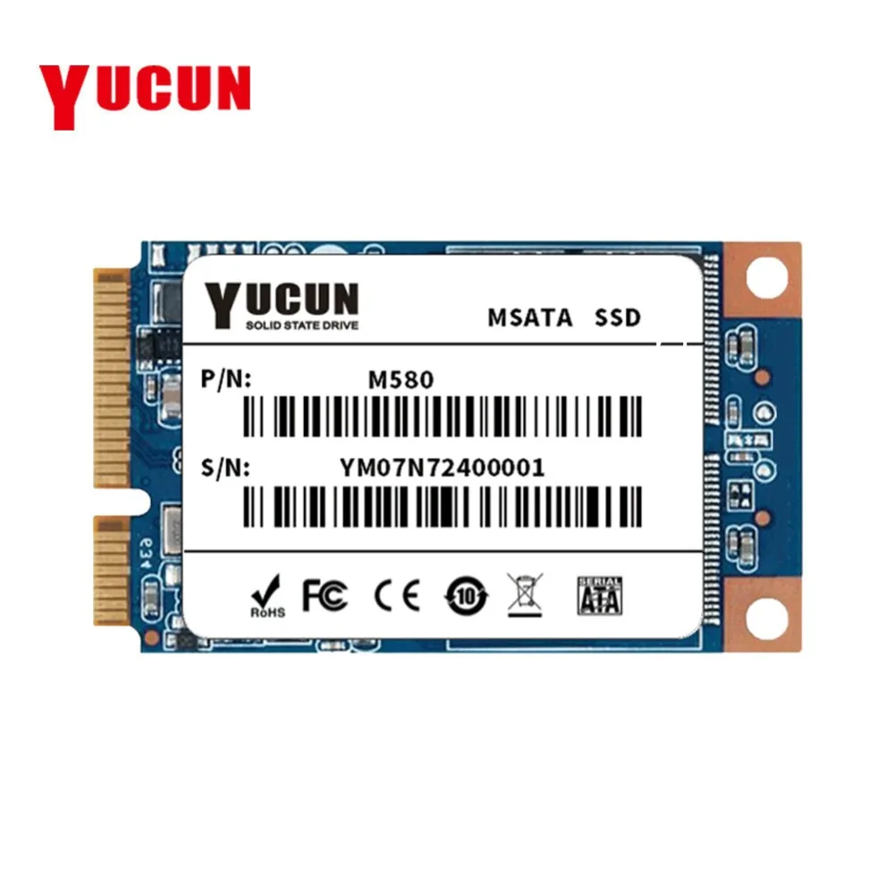YUCUN MSATA SSD 60 ГБ 120 240 Внутренний твердотельный накопитель PCIE 64 128 250 256 для планшетных