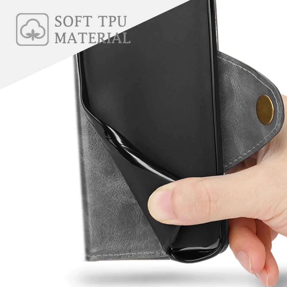 SLEO For Huawei Honor 10 Lite Case Luxury PU Leather Flip for Coque Wallet Card Slot Phone Cover 6.21&quot | Мобильные телефоны и