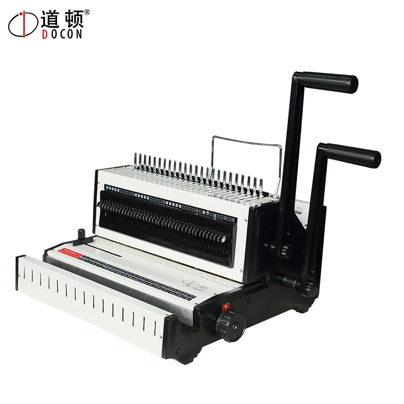 Двойная машина для обвязки электрическая книг проволоки книг|wire binding machine|books