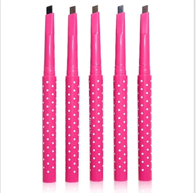 Натуральный Водонепроницаемый карандаш для бровей вращающихся Автоматическая