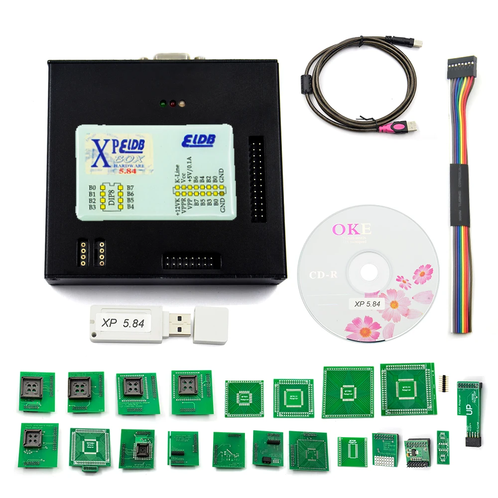 Новейший XPROG V6.12 V5.55 V5.70 V5.72 V5.74 V5.75 V5.84 черный металлический ящик лучше tXPROG M V5.70ECU интерфейс программирования Xprog-M