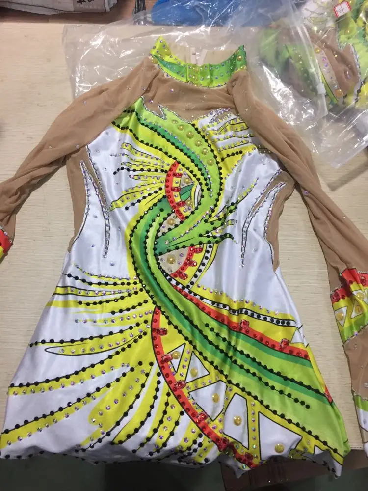 Гимнастическое трико для девочек и мальчиков выступлений женщин мужчин