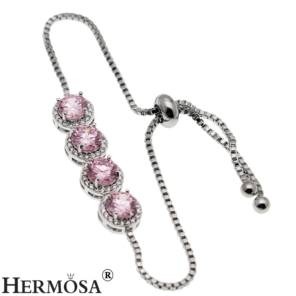 Женский браслет из серебра 38% пробы Регулируемый цвет|Цепочки и браслеты| |