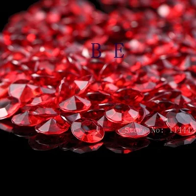 500 шт./лот 12 мм акриловые кристаллы Алмазный стол рассеывать конфетти Кристаллы
