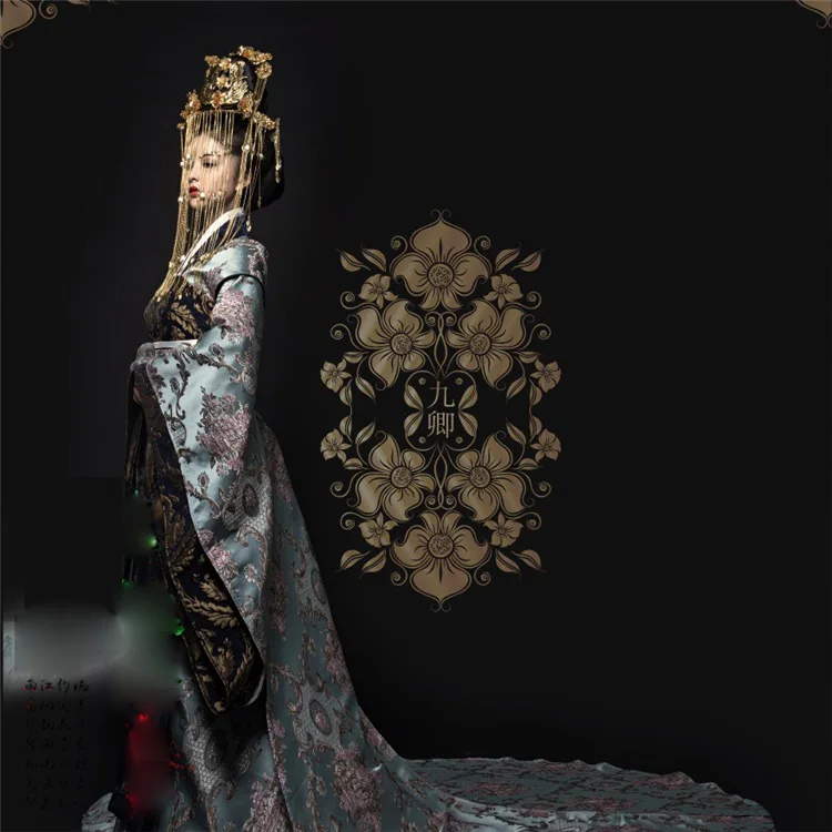 Jiu Qing Великолепный костюм императрицы для ТВ Игры принцесса вейянг костюм тематическая фотография ханьфу, Косплей длинный хвост
