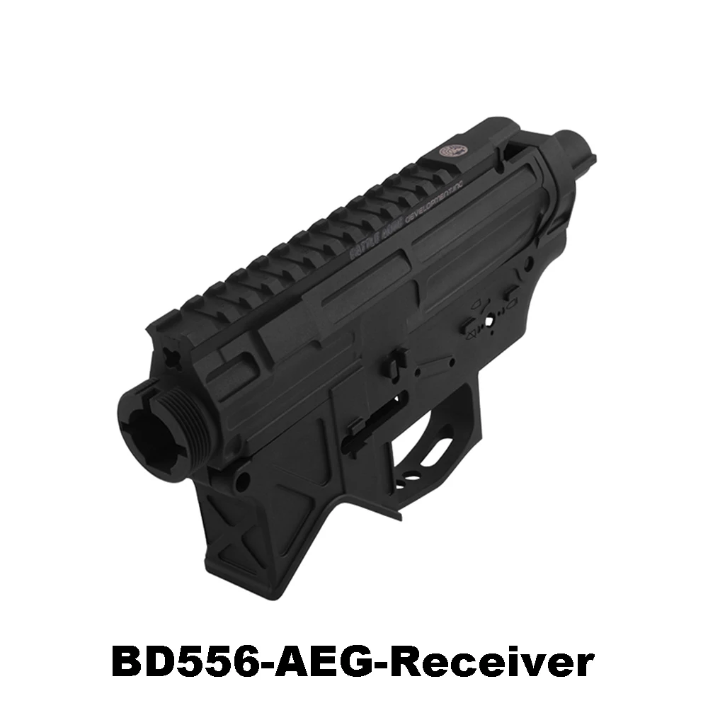 Black Нейлон BD556 страйкбол приемник для AEG тела Металлический гель Сплит страйкбол коробка передач Пейнтбол Пистолет Чехол - Цвет: Black