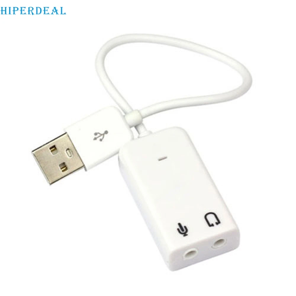 HIPERDEAL внешний Виртуальный USB 2 0 7 1 канальный конвертер стерео звуковая карта аудио