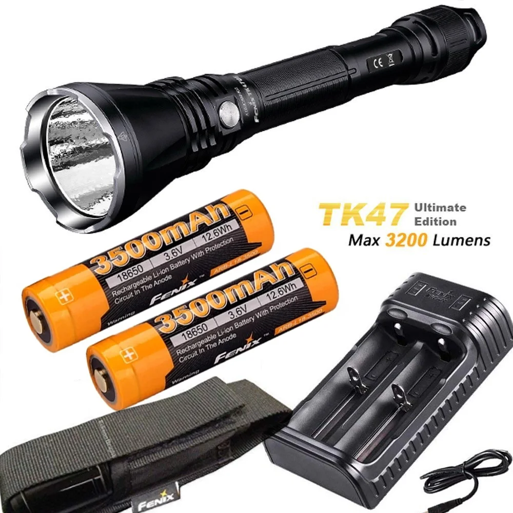 Fenix TK47UE Ultimate Edition 3200 люмен светодиодный тактический фонарик с 2 x высокой емкостью