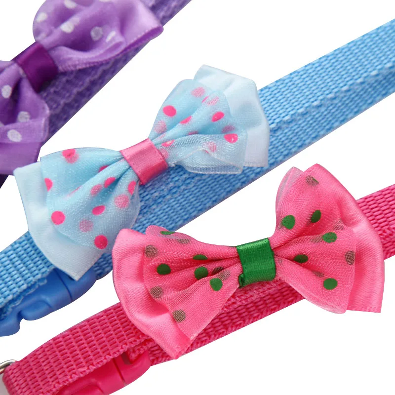 1 шт. ошейник с бантом для домашних животных колокольчиком щенком бант кошек