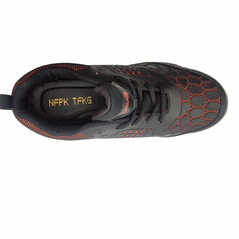 Высокое качество большие размеры мужские Модные дышащие рабочие ботинки со