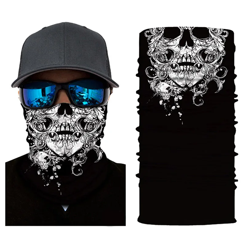 3D Лыжная маска с животными велосипедные шарфы для сноуборда теплая лица зимняя