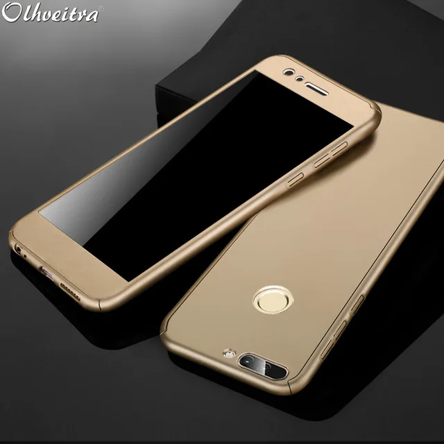 Полное покрытие корпуса для huawei Enjoy 8E чехол 360 градусов Защитный пластиковый