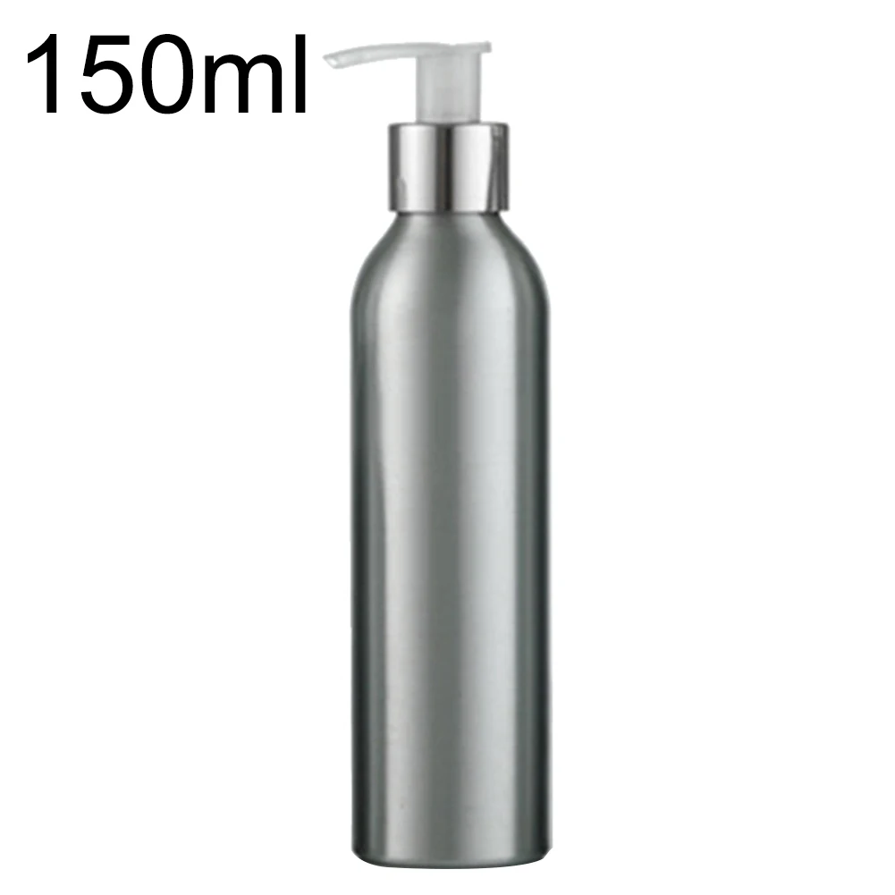 Silver 150ml 40 мл-250 мл мини ржавееся алюминиевая бутылка распылитель парфюмерный Лосьон дезинфицирующее средство насос контейнер многоразовые бутылки удобство - Цвет: Silver 150ml