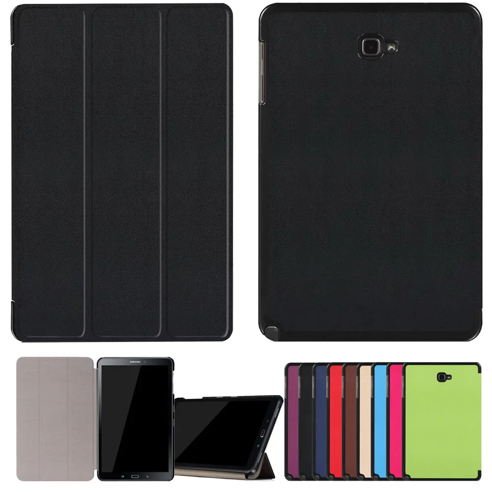 Чехол для Samsung Galaxy Tab A A6 10 1 P580 P585 P580N + пленка ручка ультратонкий откидной подставка