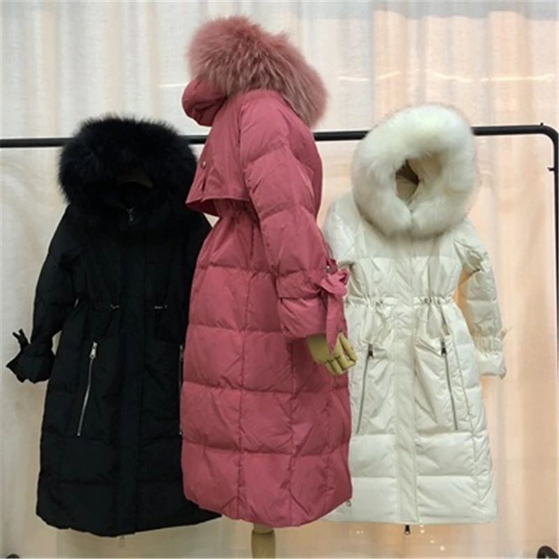 Зимняя куртка пуховик пальто для женщин зимняя 2020 бренд из натурального меха