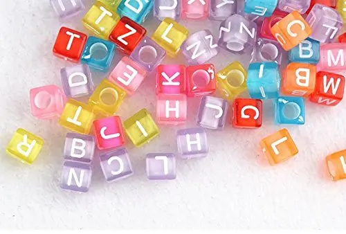 500 шт. акриловые бусины в виде букв|beads for diy|beads with lettersletter beads |