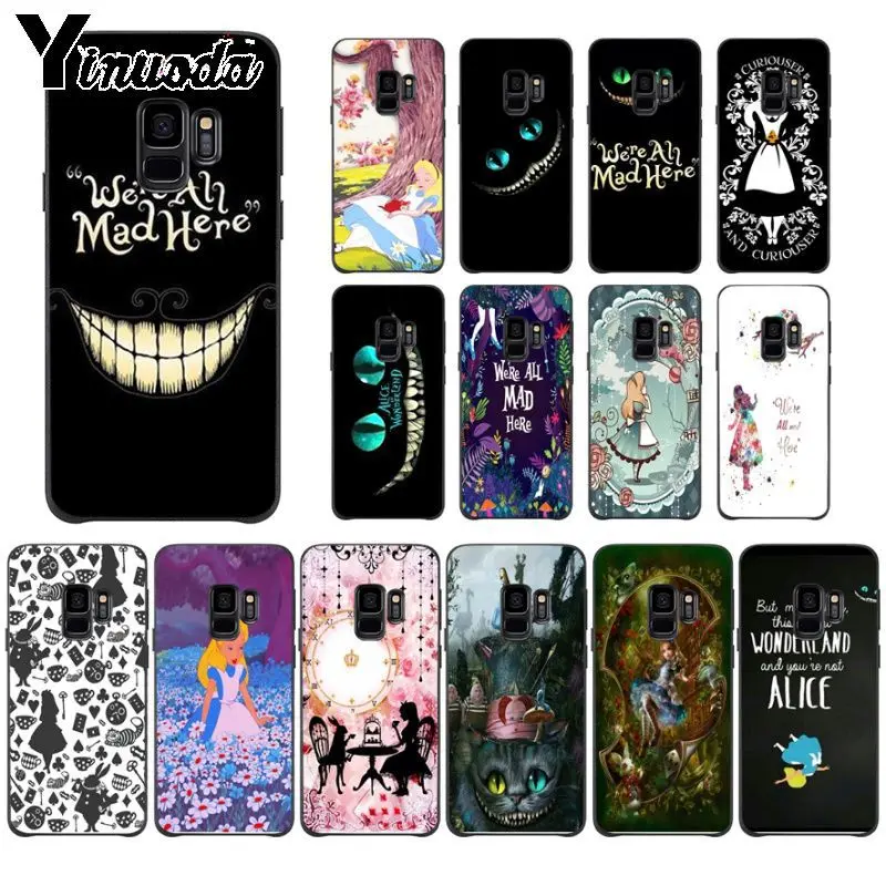 Роскошный чехол для телефона Yinuoda Alice in Wonderland уникальный дизайн чехлы Samsung Galaxy s9 s8