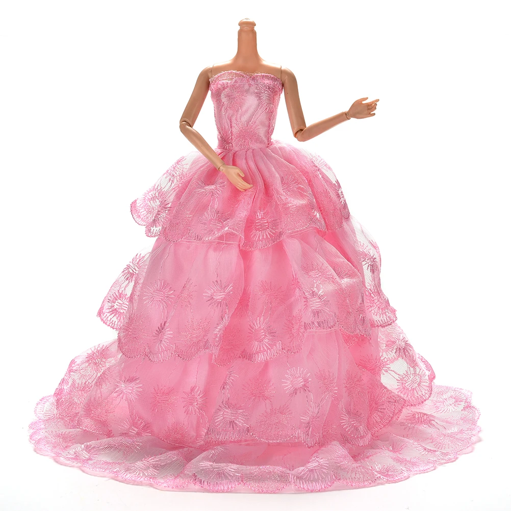 Модное платье ручной работы на свадьбу 1 шт. одежда для кукольных принцесс