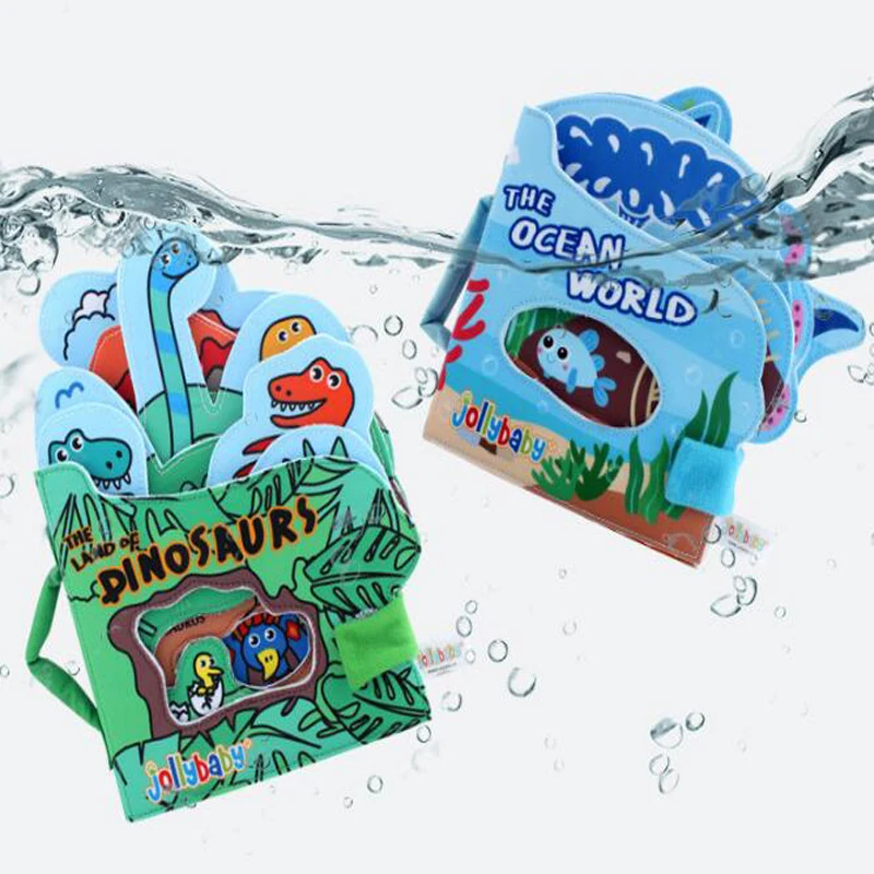 Детская мультяшная книга из мягкой ткани для раннего развития младенцев