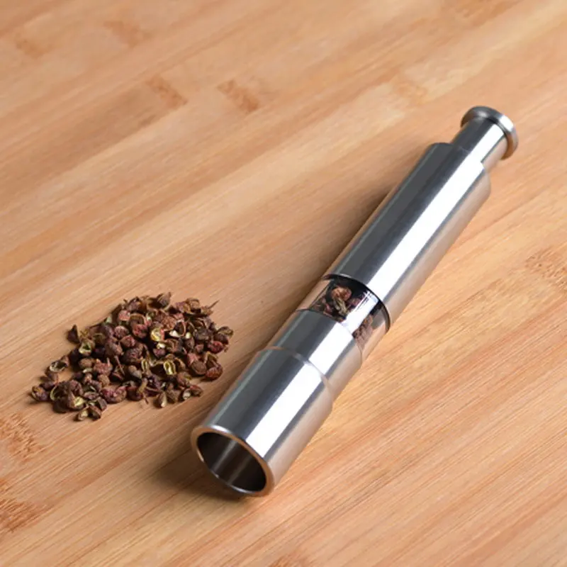 Ручная работа профессиональная маленькая мельница для перца из нержавеющей