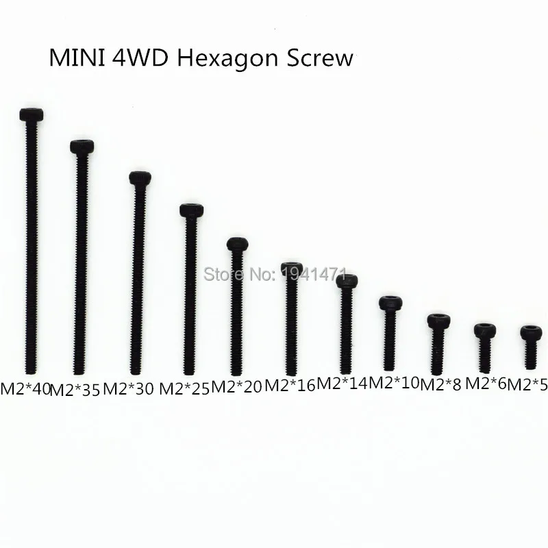 RFDTYGR RC Mini 4wd M2 винты с шестигранной головкой самоизготовленные детали для Tamiya MINI 4WD