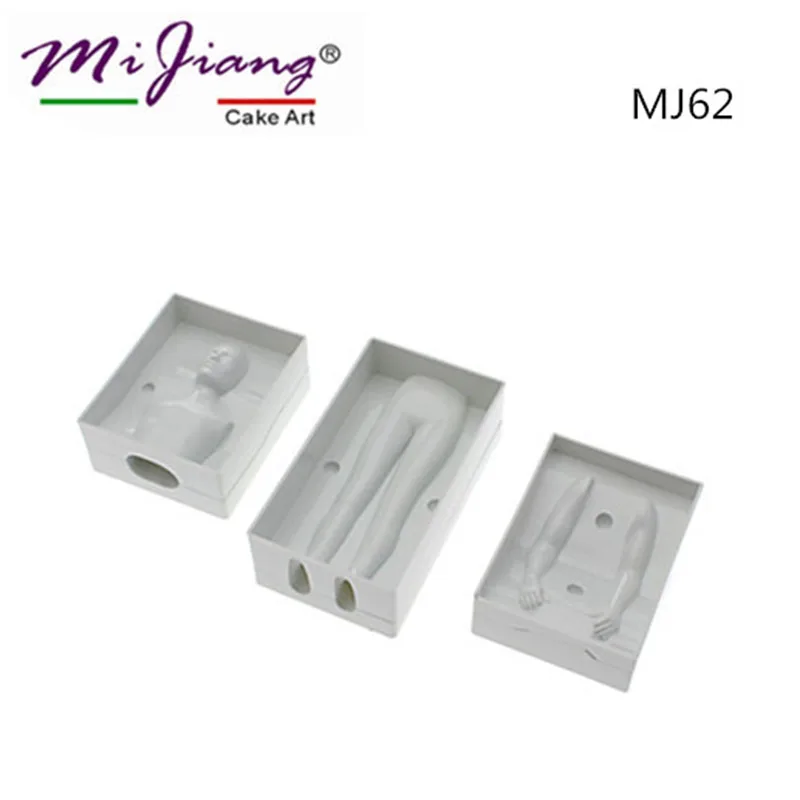 

Mijiang мужские тела формованные пластиковые помадные формы для торта сахарные пасты для печенья ножи для тортов инструменты для украшения ку...
