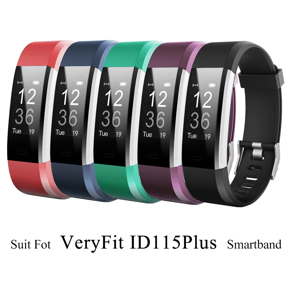 Сменный ремешок COXAN id115 Plus для оригинального смарт браслета Veryfit id115Plus мягкий