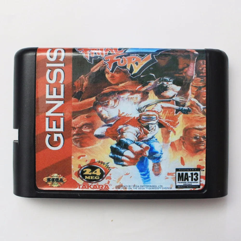 Fatal Fury 2 16 бит MD карточная игра для Sega игры Mega Drive Genesis | Электроника