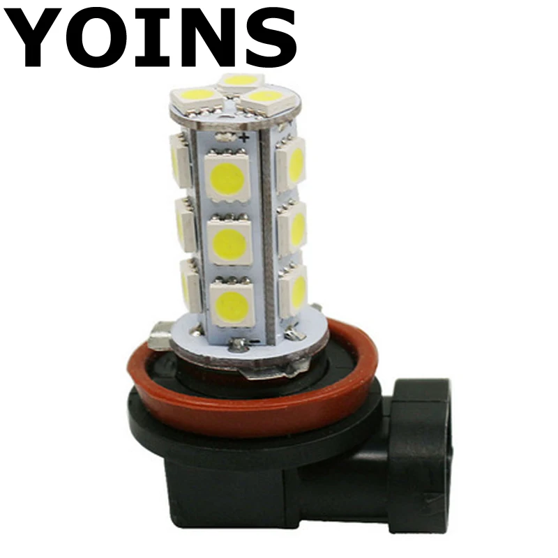 Высокое качество 2 шт. DC12V H11 H8 18 светодиодный 5050 SMD Авто День Вождения