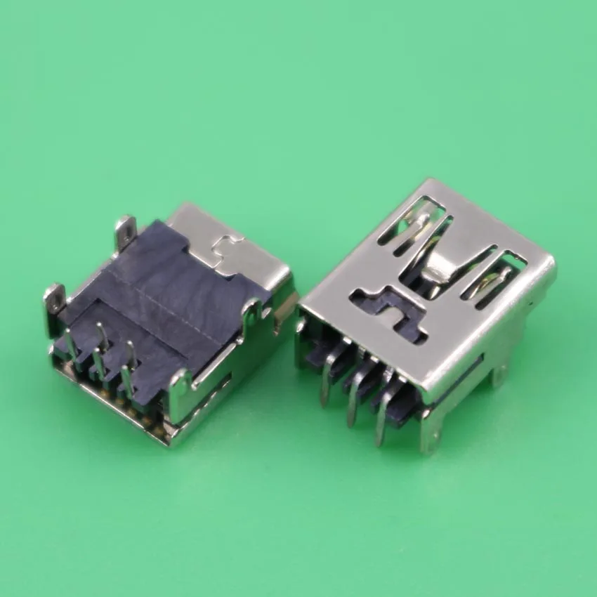 YuXi Mini USB гнездовой разъем 5 контактный 90 градусов 1 шт. в партии 9 5x7 7 мм|lot lot|lot pinslot usb