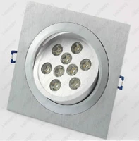 9w led recessed ceiling down cabinet light fixture bulb