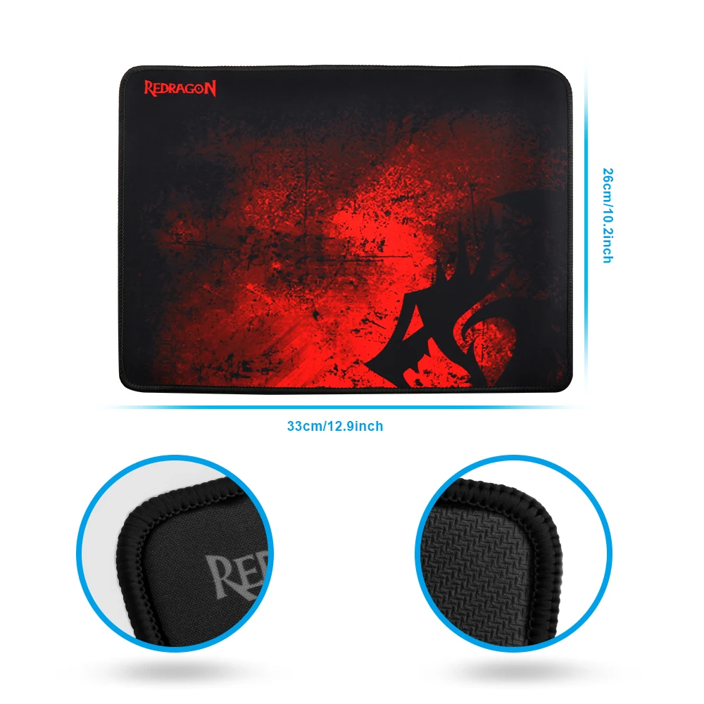 

Redragon S107 USB Gaming Membrane RGB Keyboard mouse pad combos 104 keys 3200 DPI 6 buttons Mice Set Wired computer PC game