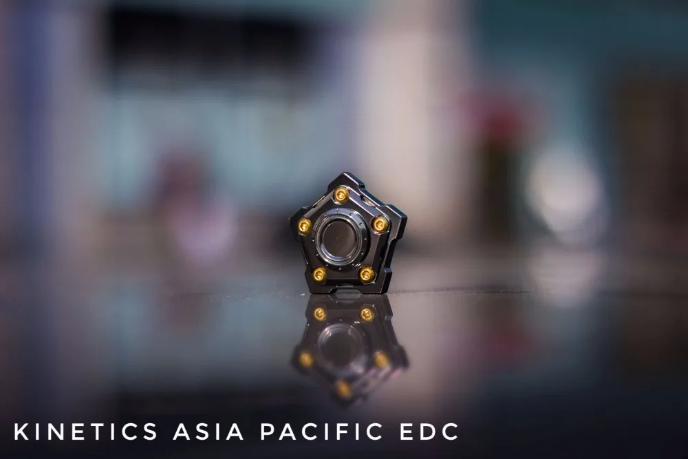 Мини Пентагон из циркония (черный) сплав EDC ручной Спиннер металлическая