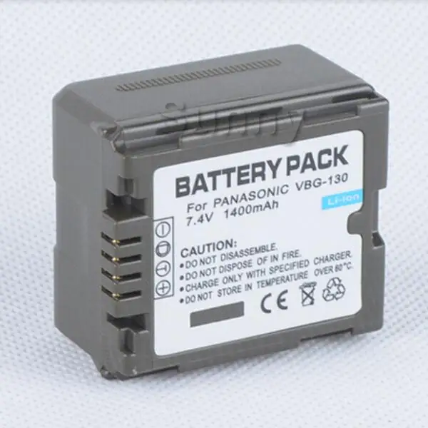 Battery + Charger for Panasonic VW-VBG130 and HDC-HS100 HDC-HS250 HDC-HS300 HDC-HS700 SDR H40 H60 H80 H90 Camcorder | Электроника