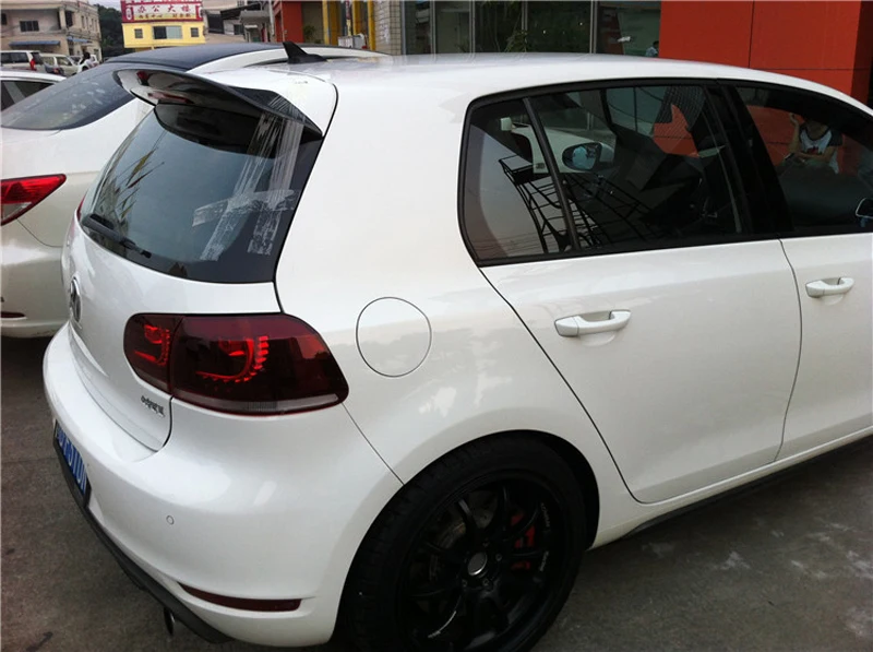 Задний спойлер на крыло, крышу для губ подходит для VW Golf 6 MK6 VI GTI& R20 углеродное волокно 2010-2013 OSIR стиль(только GTI R20