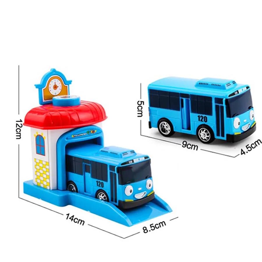 4 шт./компл. макет тайо маленький автобус дети миниатюрный пластиковые ребенка