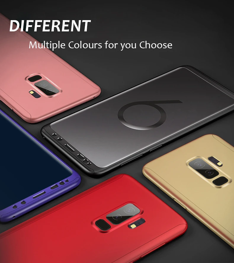 Чехол с полным покрытием 360 градусов для Samsung Galaxy A50 A30 A7 A8 A6 J8 J6 Plus A9 2018 A750 защитный