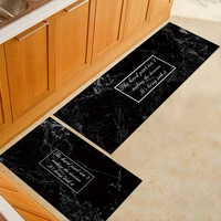 new floor mats black white marble print bathroom kitchen carpet house doormat for living room anti slip rug cama mesa e banho