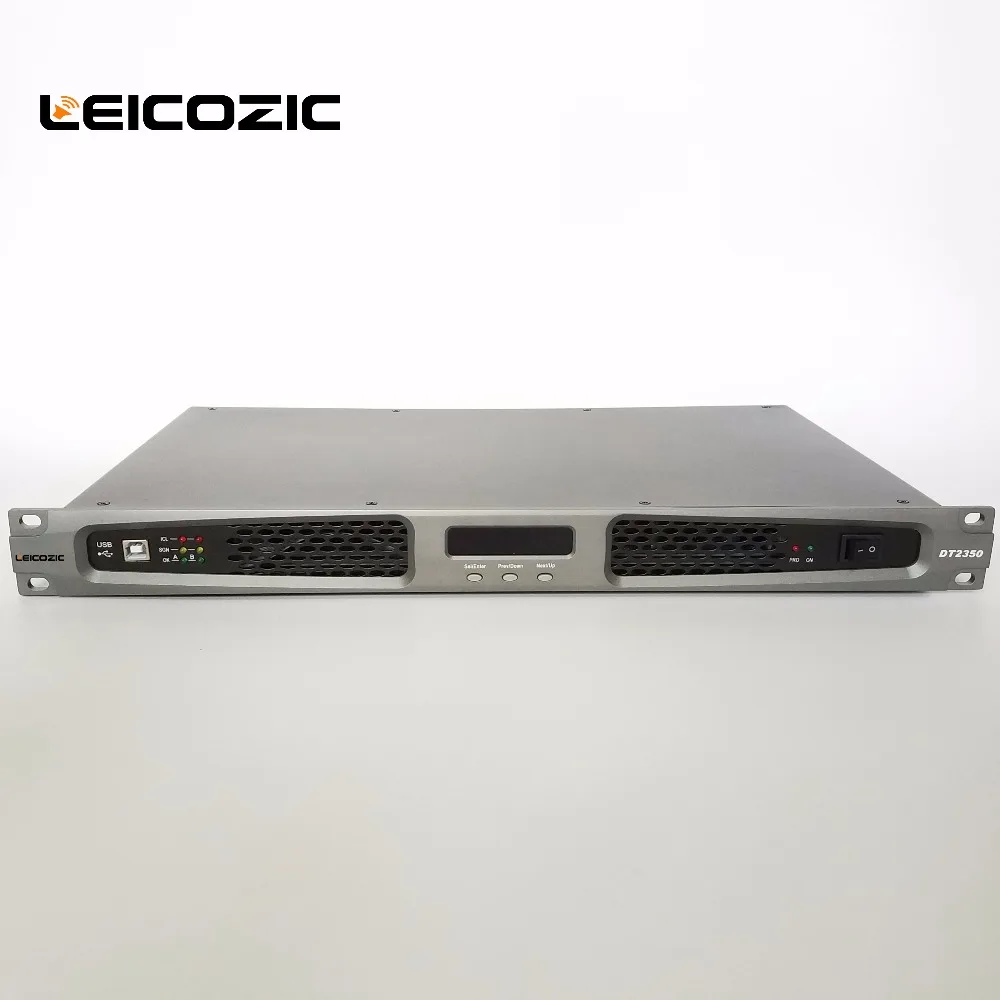 Leicozic 2 канальный усилитель 550 Вт x2 цифровой профессиональный DT2350 аудио стерео