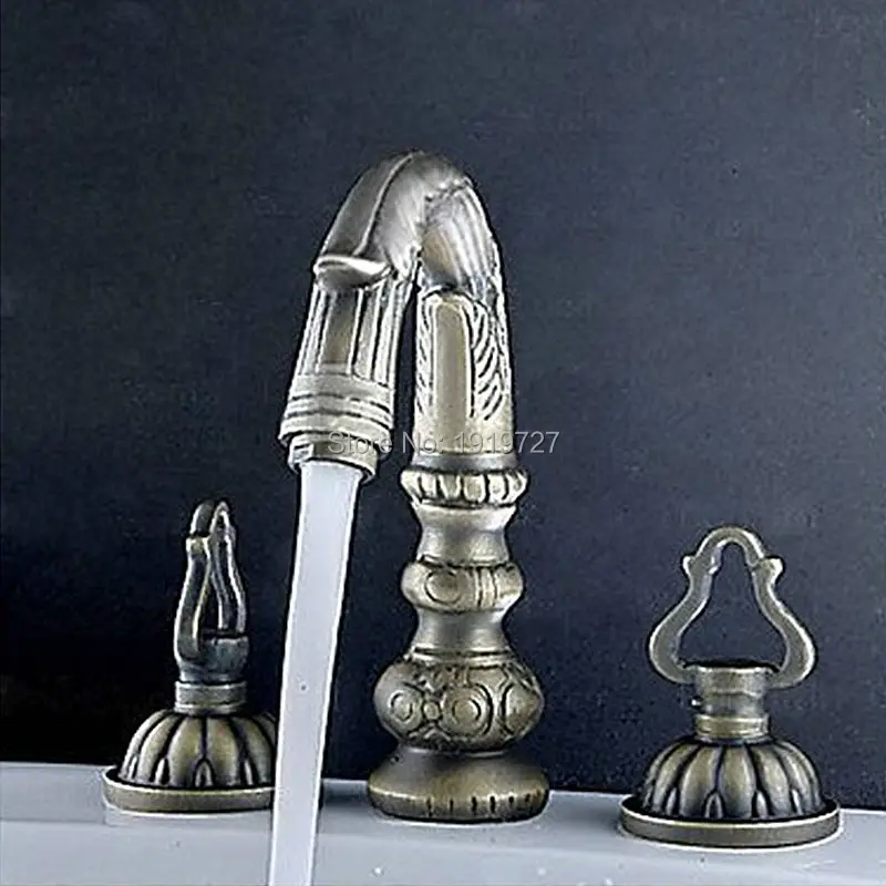 Оптовая продажа Высокое качество 100% твердый медный древний Санузел кран